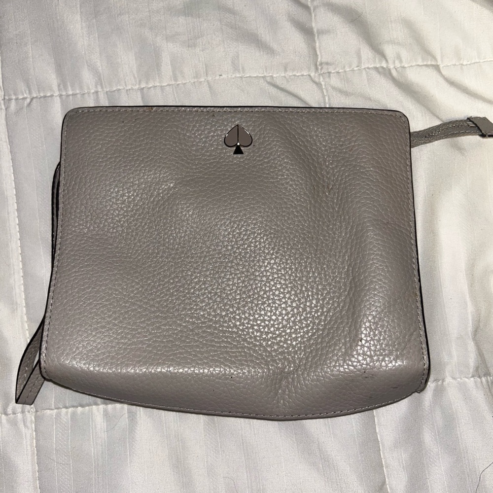 Kate Spade Gray Leather Interior Bag
